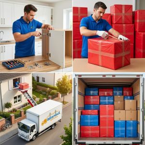 Fatih nakliye süreci mobilya söküm paketleme asansörlü taşıma
