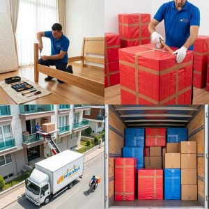 Eyüp nakliyat süreci mobilya söküm paketleme asansörlü taşıma