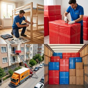 Bayrampaşa nakliye süreci mobilya söküm paketleme asansörlü taşıma