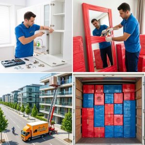 Bahçelievler nakliye süreci mobilya söküm paketleme asansörlü taşıma